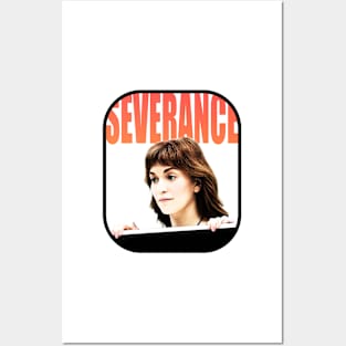 severance series Britt Lower fan works graphic design by ironpalette Posters and Art